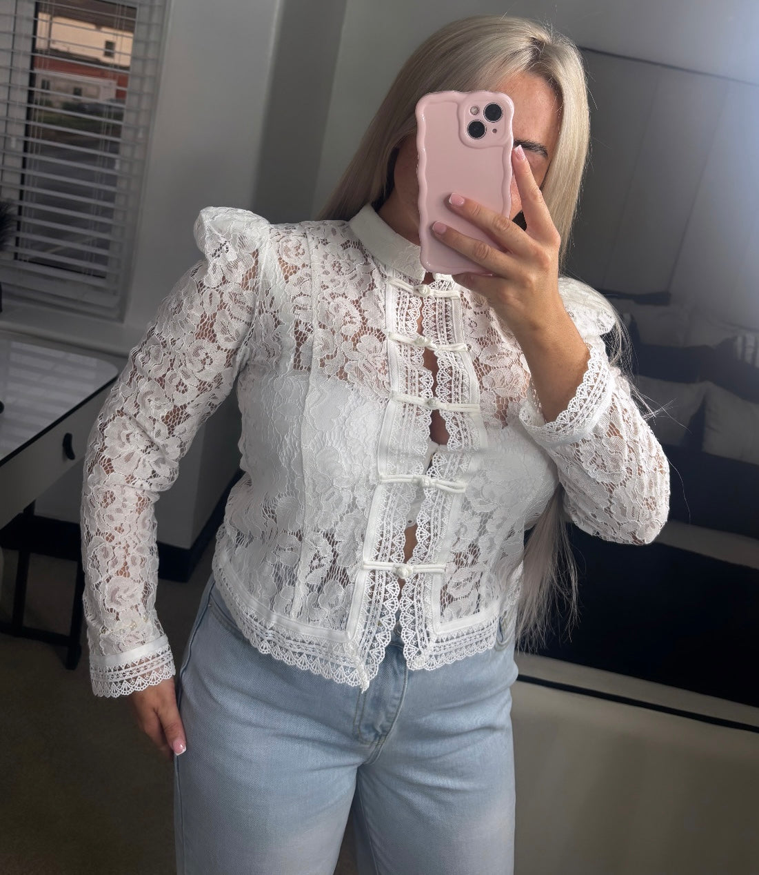 Lace Detail Blouse