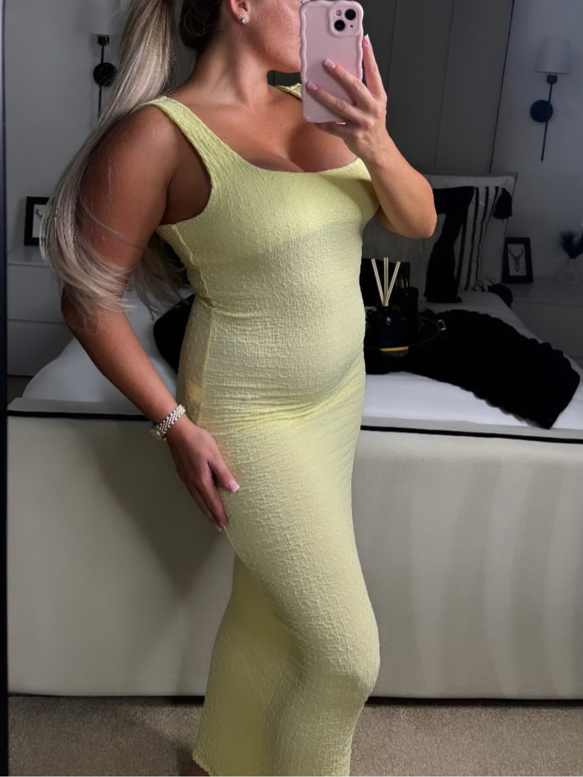 The Capri Textured Maxi Dress