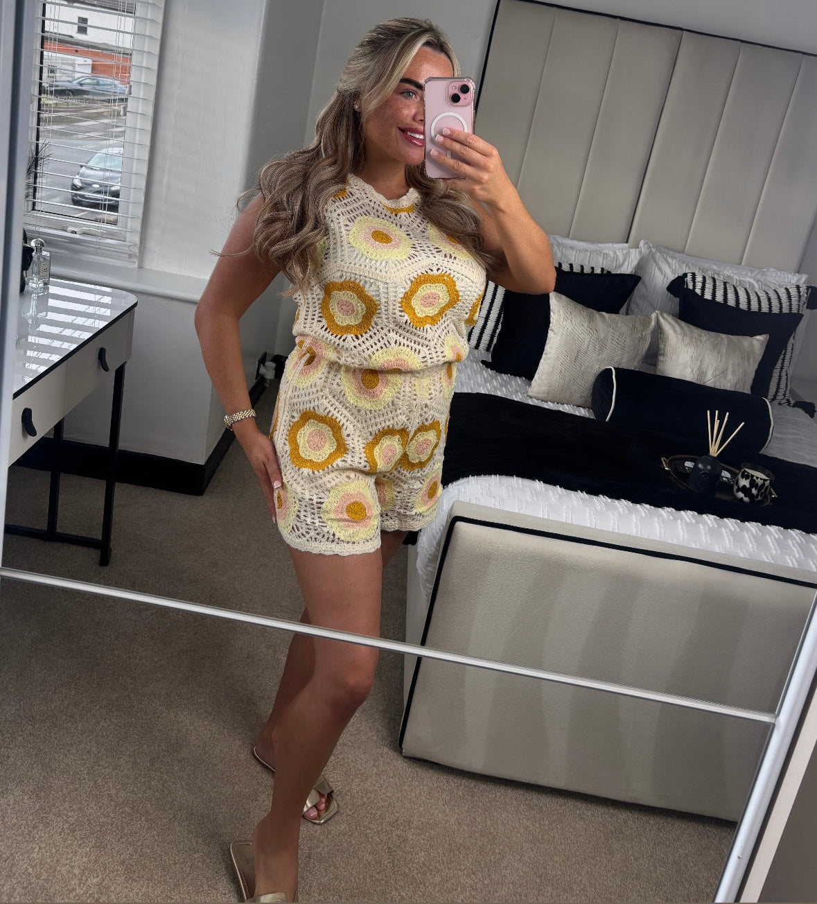Crochet knit Co ord set