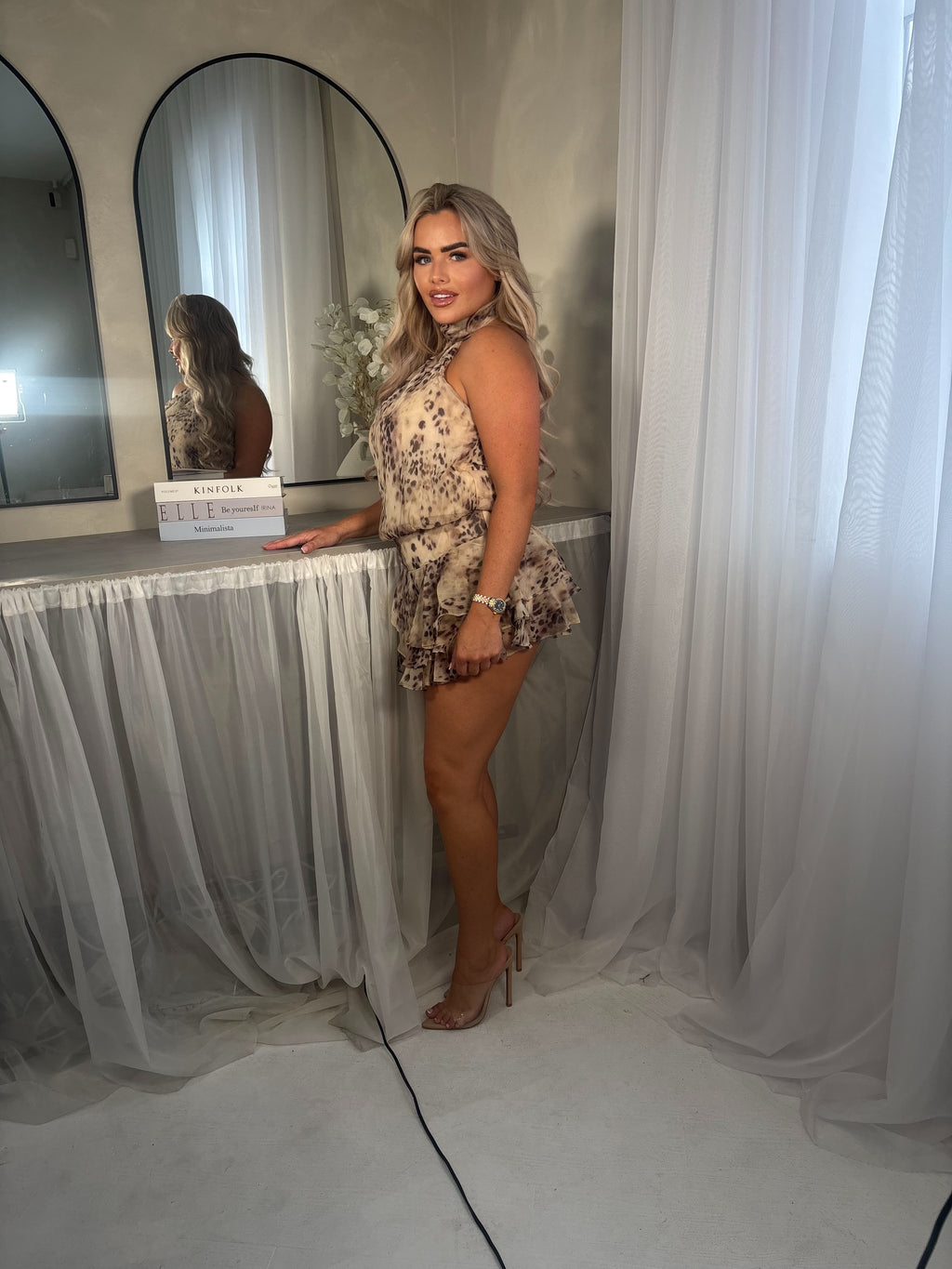 Monaco Ruffle Playsuit