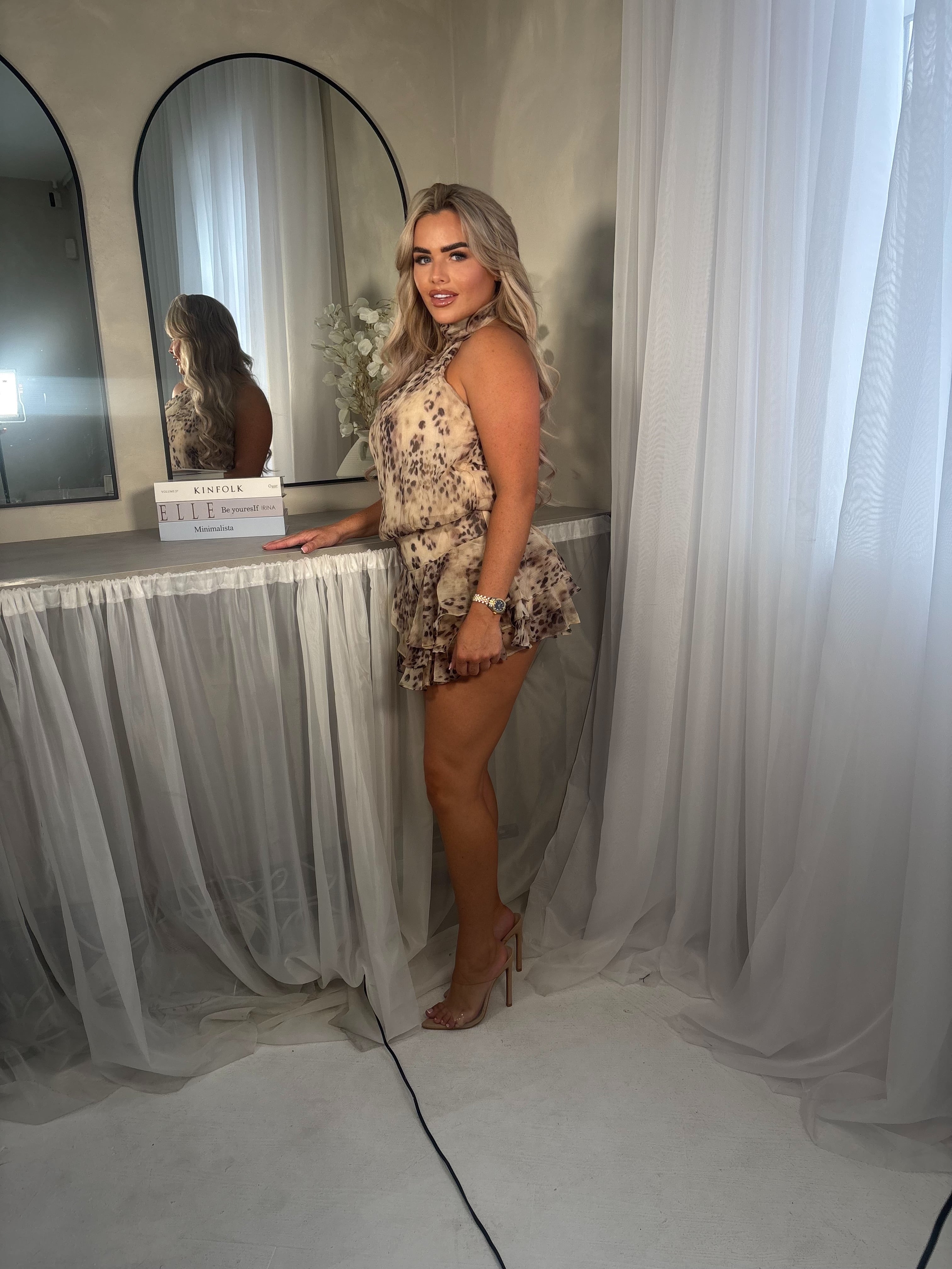 Monaco Ruffle Playsuit
