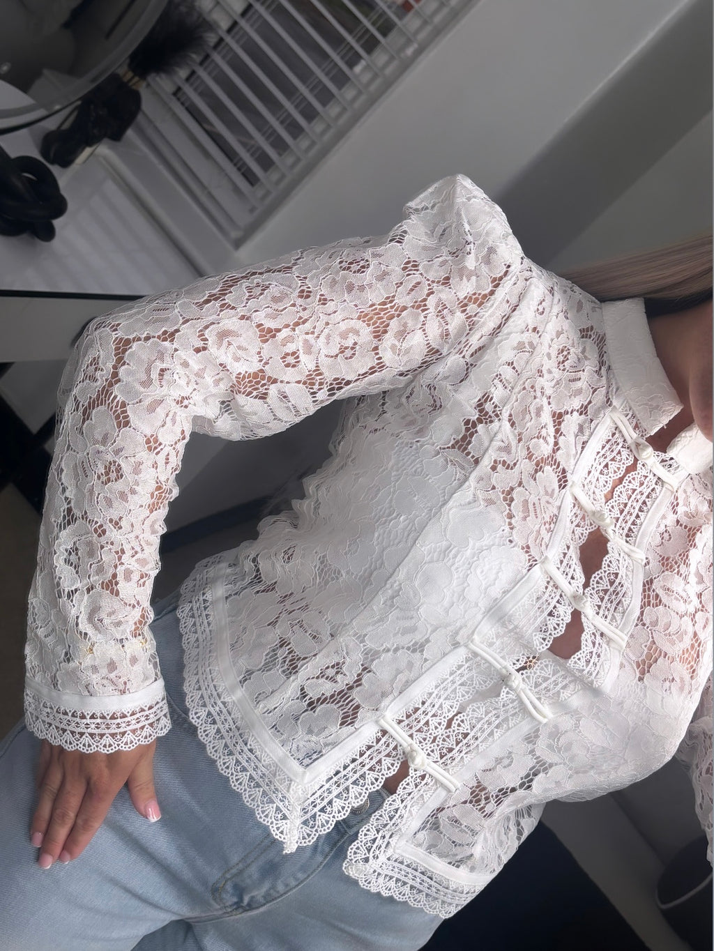 Lace Detail Blouse