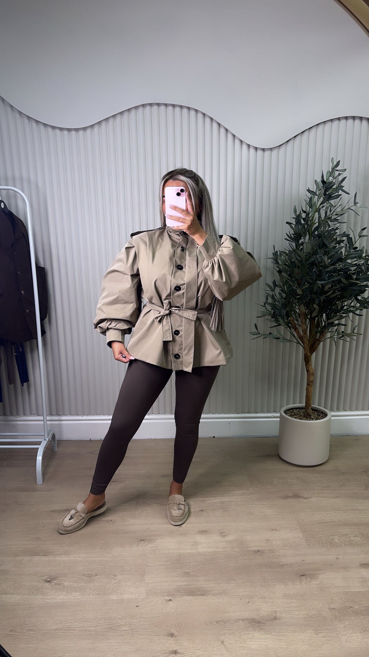 Athena Short Trench Coat
