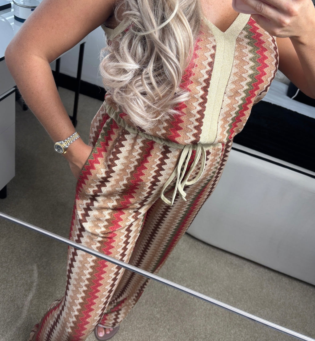 Zig Zag Lounge Co ord