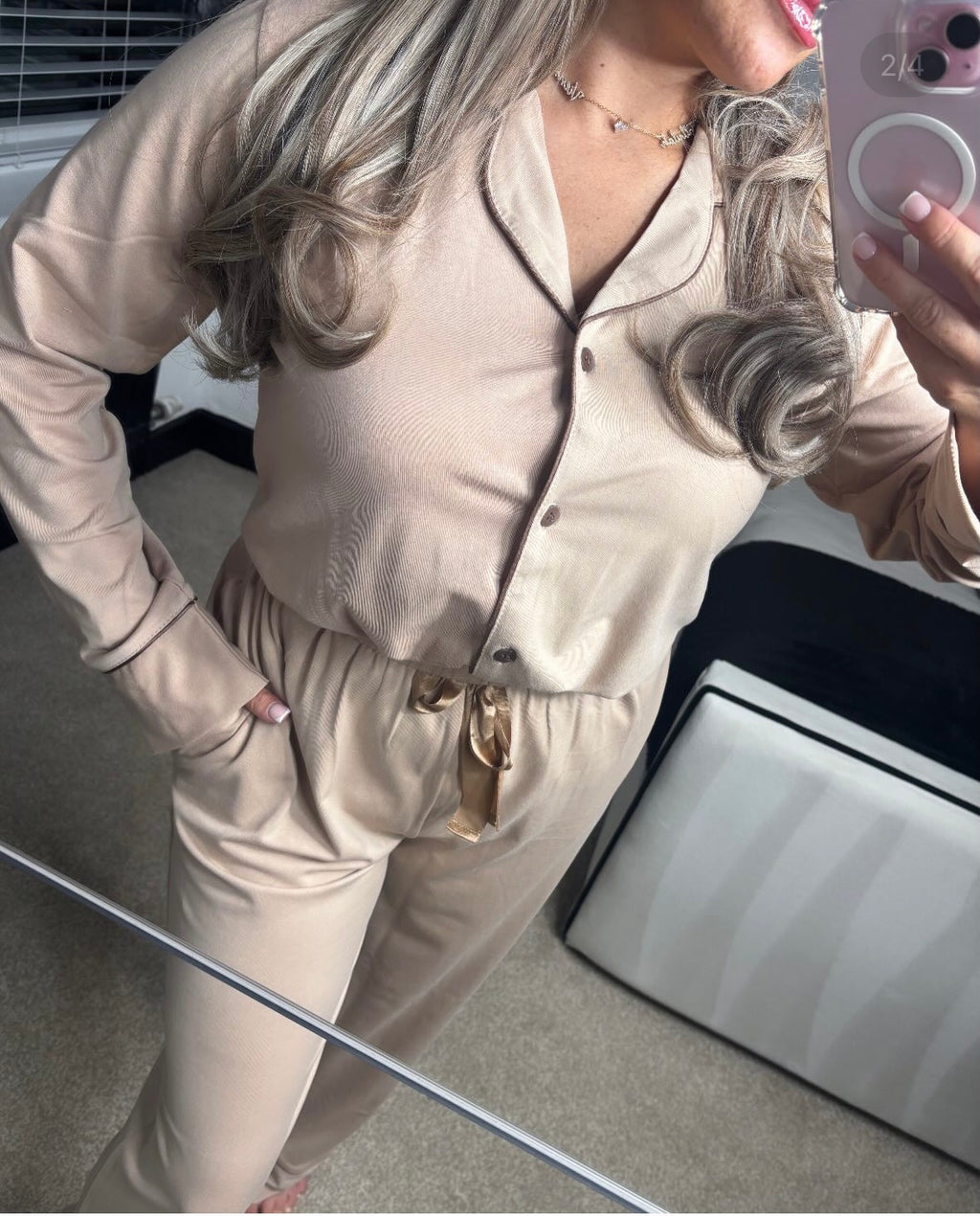 Soft Button Up Nightwear