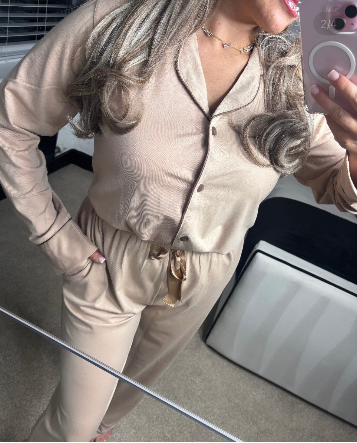 Soft Button Up Nightwear