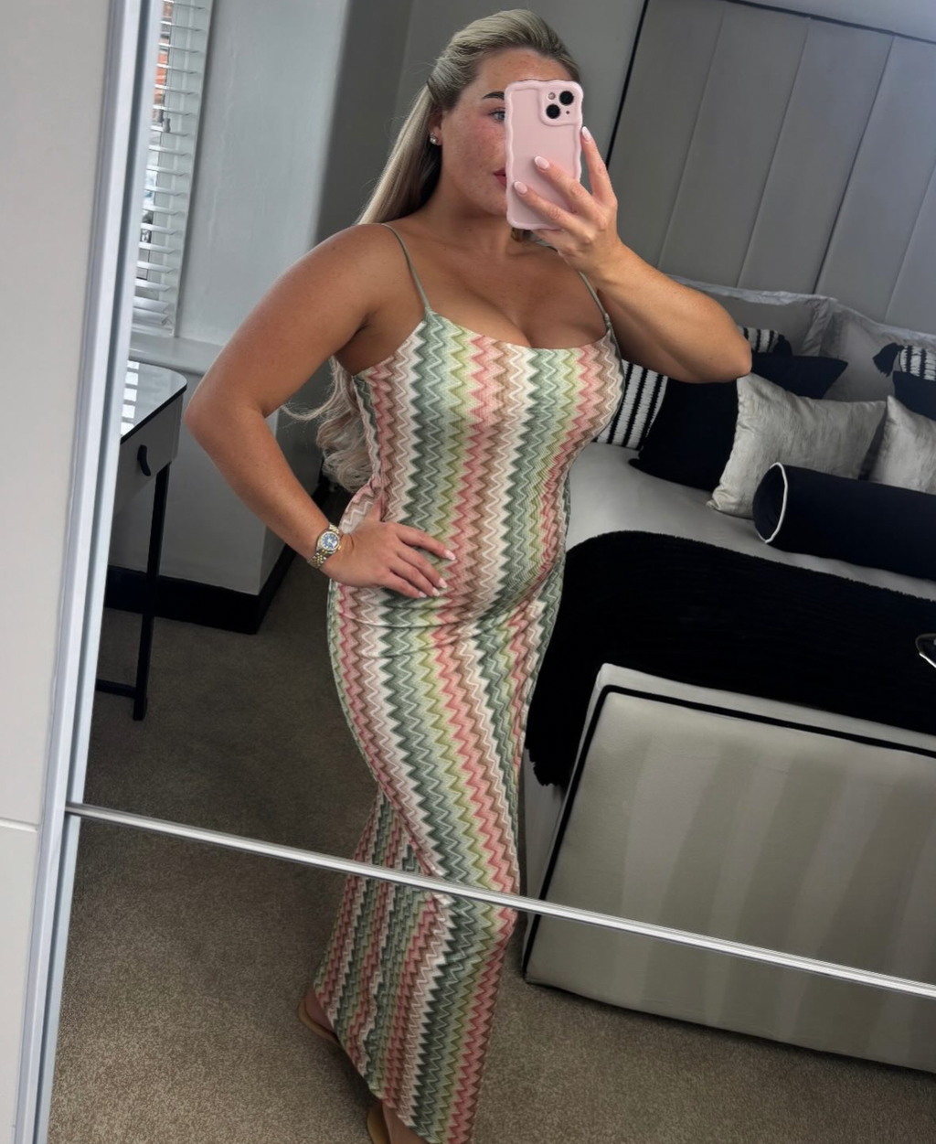 Zig Zag Maxi Dress