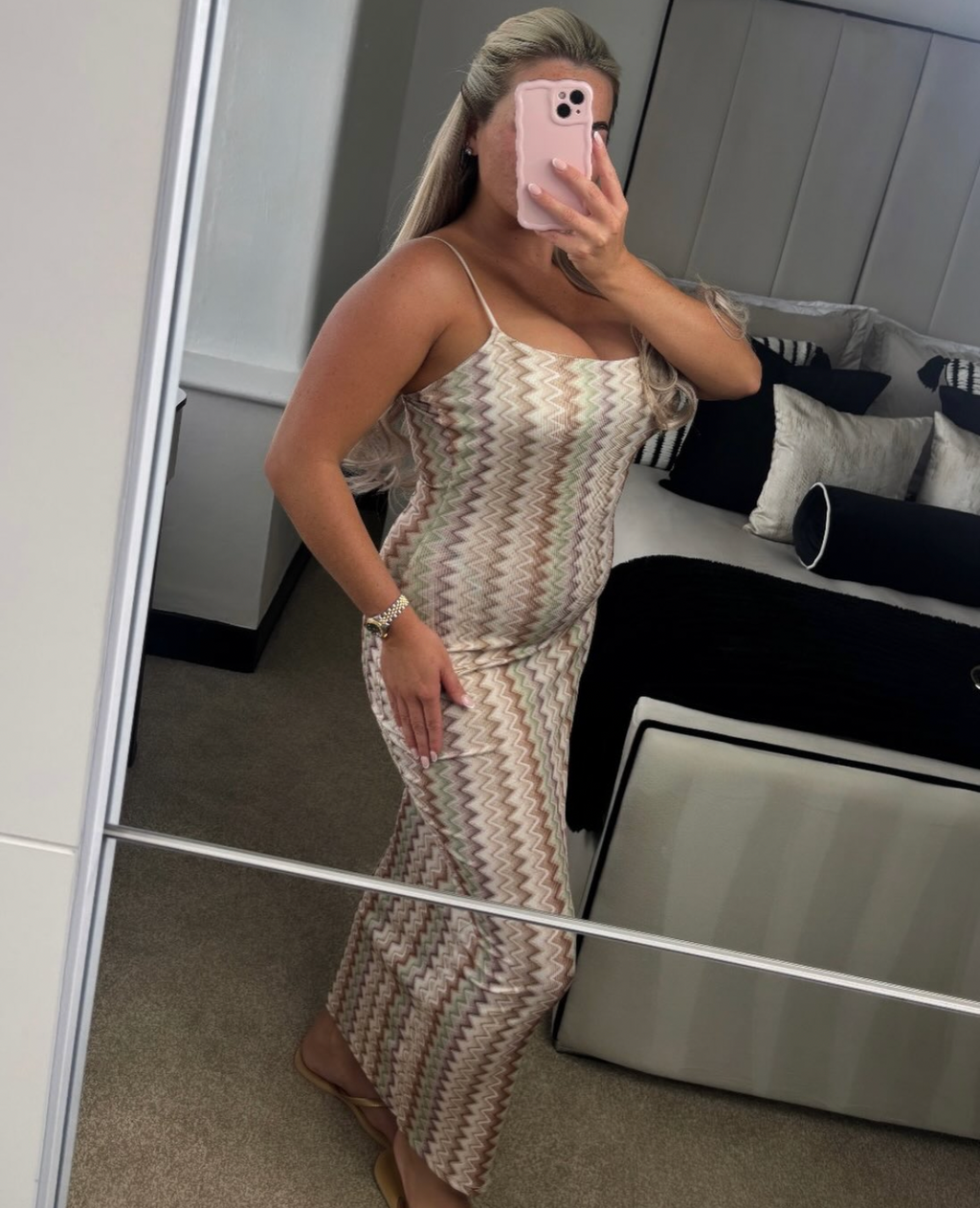 Zig Zag Maxi Dress