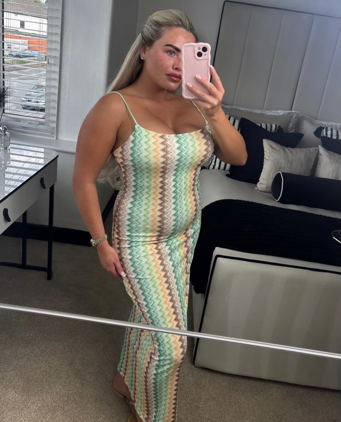Zig Zag Maxi Dress