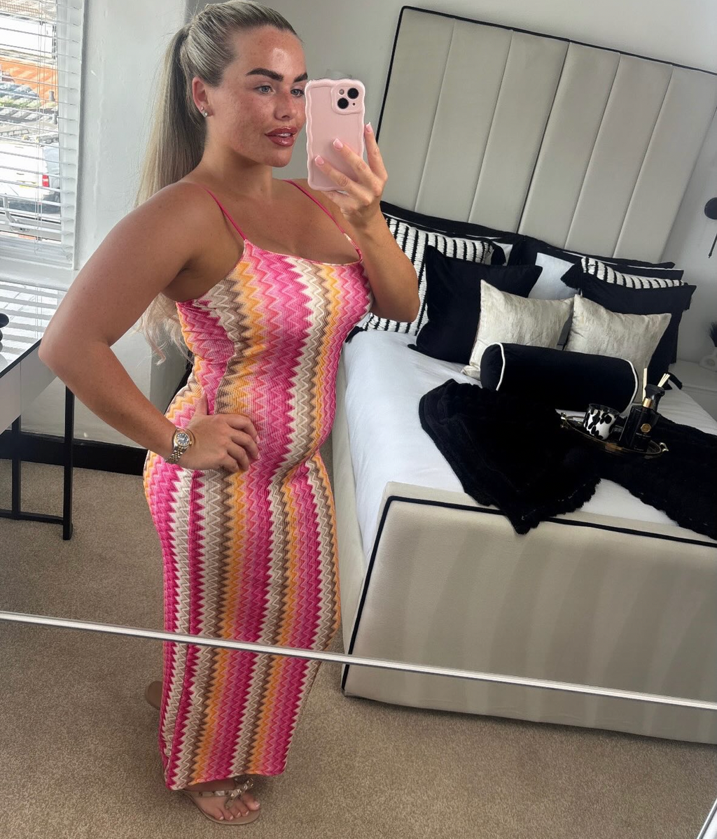 Zig Zag Maxi Dress
